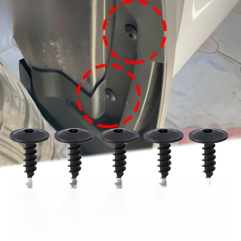 Dla N 90974701   Pokrywa silnika Osłona przeciwbryzgowa Nadkole Śruba Torx Element ustalający Klipsy Śruba Uniwersalna do VW Audi Seat — zdjęcie 2