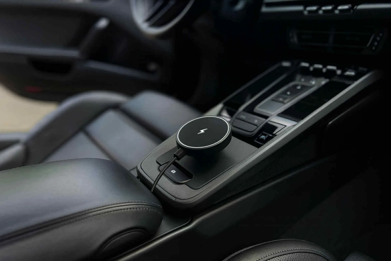 

Cup Holder Phone Mount Holder for Mag Safe Charg-er For Porsche 992 911 S GT3 RS GTS, Fit both left and right hand drive models