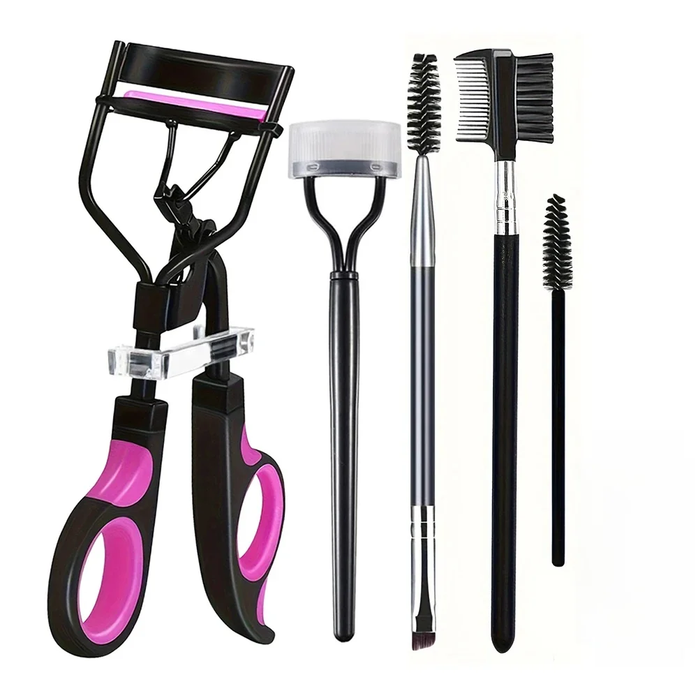 Ensemble de recourbe-cils avec tampons de remplacement pour femmes, pincettes à friser, Clips, baguettes de Mascara, brosse, outil de maquillage, 7/15 pièces