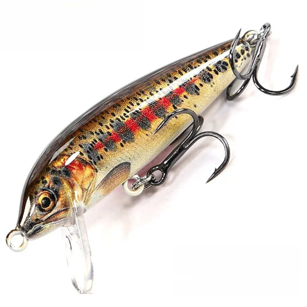 B & U coulant vairon Wobblers leurres de pĂȘche pour bar perche brochet truite leurre et appĂąt dur Jerkbait pour perche matĂ©riel de pĂȘche