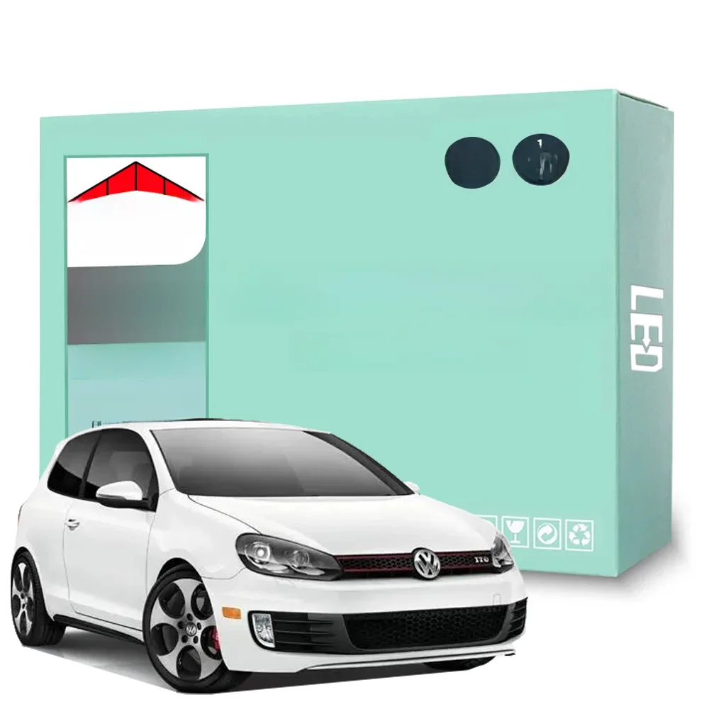 14 sztuk żarówek wewnętrznych LED Canbus do VW Volkswagen Golf MK6 6 VI GTI 2009 2010 2011 2012 2013 Samochodowa lampa do czytania bagażnika — zdjęcie 2