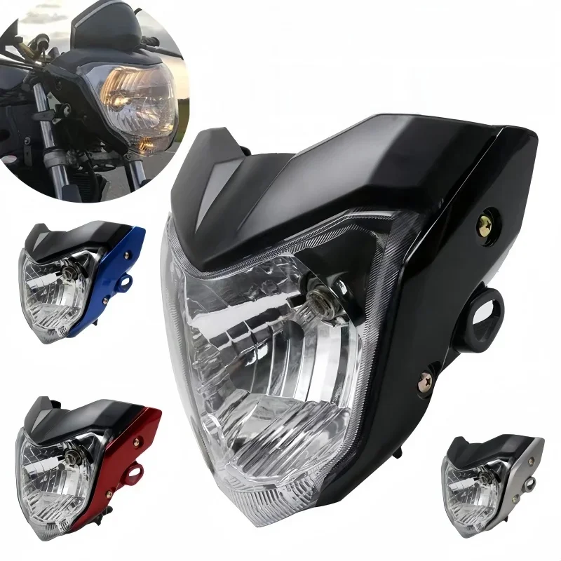 Motocyklowy reflektor LED do Yamaha FZ16 FZ 16 YS150 FAZER150 YS FAZER 150 Sygnał przedniego reflektora z uchwytem żarówki — 2