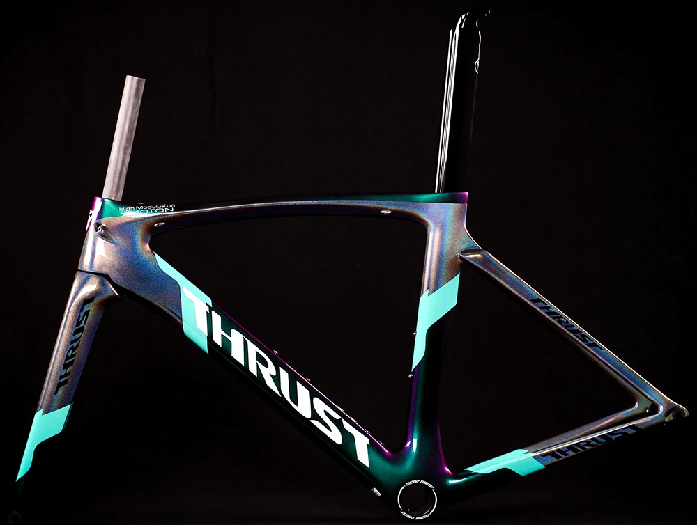 ship from spain THRUST T1000 Carbon Road Bike Carbon Fiber Frame Bicycle 700C Wheel Bicycle Accessories Di2 And Mechanical