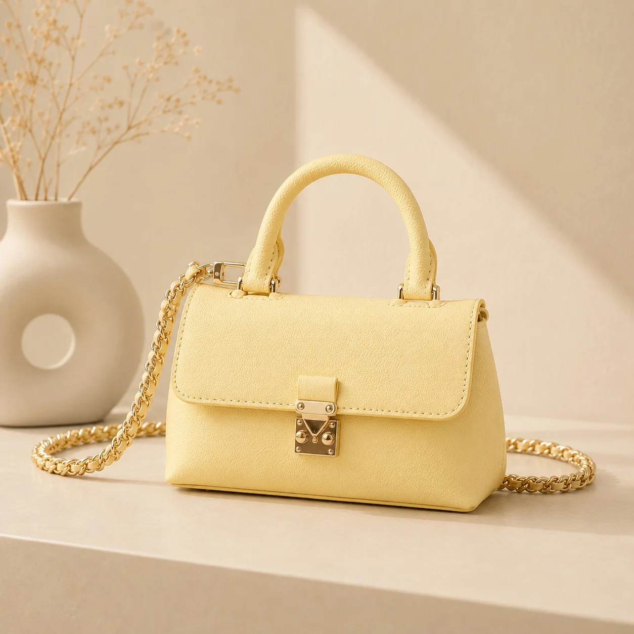2026 New Luxury Handbag/Shoulder Bag down details 21.0 x 12.5 x 6.0 cm