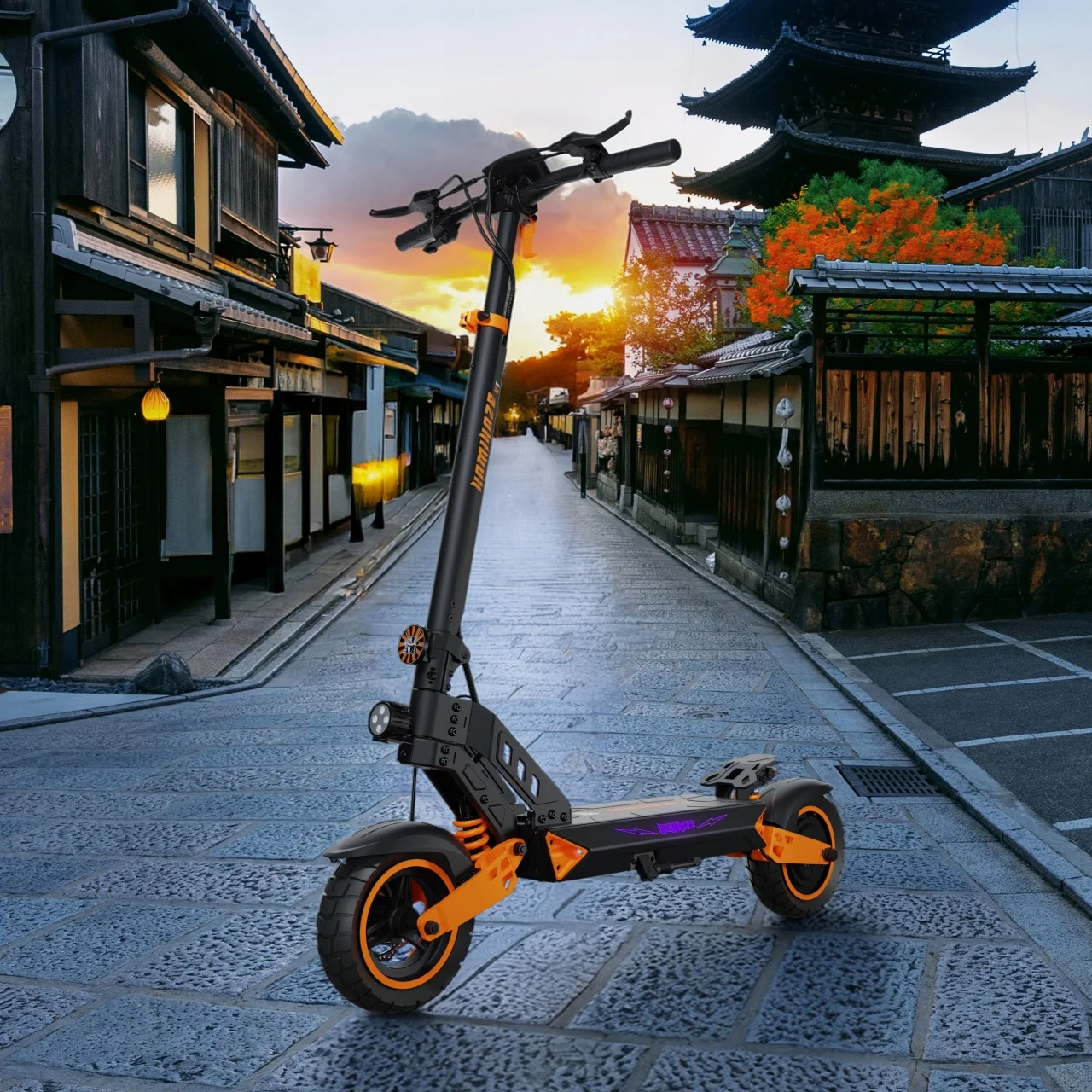 Patinete plegable eléctrico Kamikaze K1 60 km 15 Ah 48 V, 1000 W