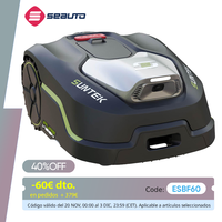SUNTEK robot lawn mower without boundary wire AI Vision camera, Max 600 m², precise obstacle avoidance, IPX5 water protection,