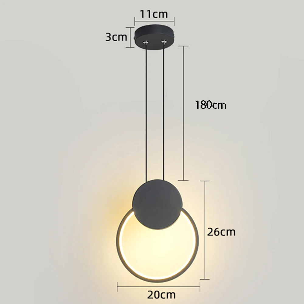 Imagem -06 - Nórdico Led Pendant Light Lâmpadas Penduradas Iluminação Interior Cabeceira Sala de Estar Mesas de Jantar Decoração de Cozinha