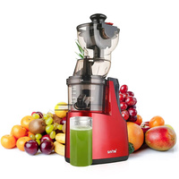 Electric Juicer Machine Large Feed Chute Slow Masticating Juicer For Fruit and Vegetable Kitchen Home Blender Orange Juice Maker