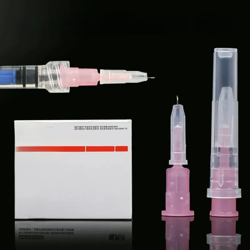 31G 4mm regulowana mała igła jednorazowe 31G medyczny mikro-plastikowy wtrysk kosmetyczny sterylna igła części do narzędzi do powiek — zdjęcie 2