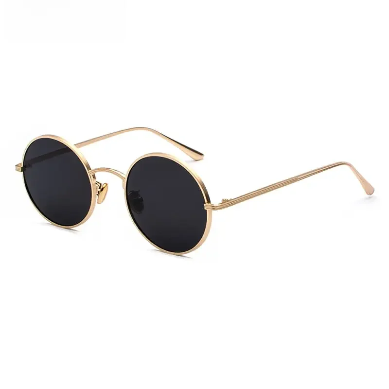 SPLOV Retro Punk Style Mężczyźni Okulary przeciwsłoneczne Kobiety Vintage Okrągła metalowa ramka Kolorowe soczewki Okulary przeciwsłoneczne Moda Okulary Gafas Sol UV400 — zdjęcie 2