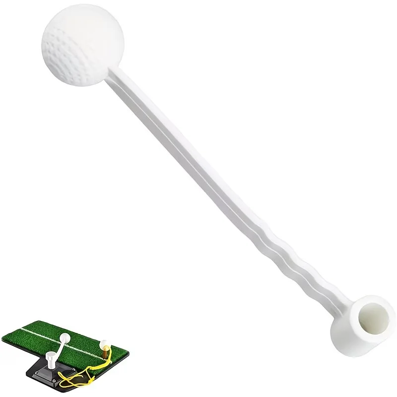 Golf Swing Trainer 360° Rotating Rod Rope Ball Connecting Rod Ball Beginner Training Auxiliary Additions