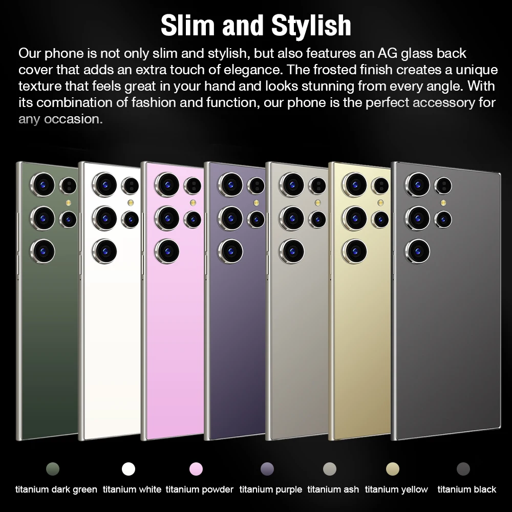 2026 HOT S26 Ultra NEW 7.3HD Global Edition Original Smart Dual Card 7800mAh Battery Facial Recognition Function