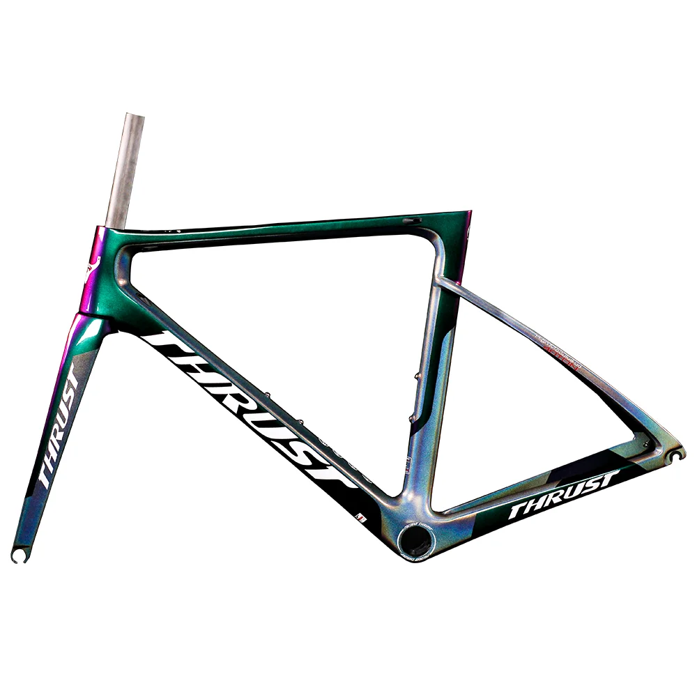 RF10 2024 new T1000 Carbon Road Bike Frames Fit Di2/Mechanical Derailleur Racing Speed Frame V Brake Bicycle Frameset