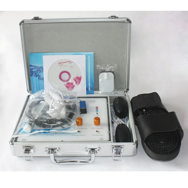 3 in 1 Quantum Therapy Analyzer tens Massage shoes and pads 2024 version Magnetic Resonance Body Analyzer Bio Resonance