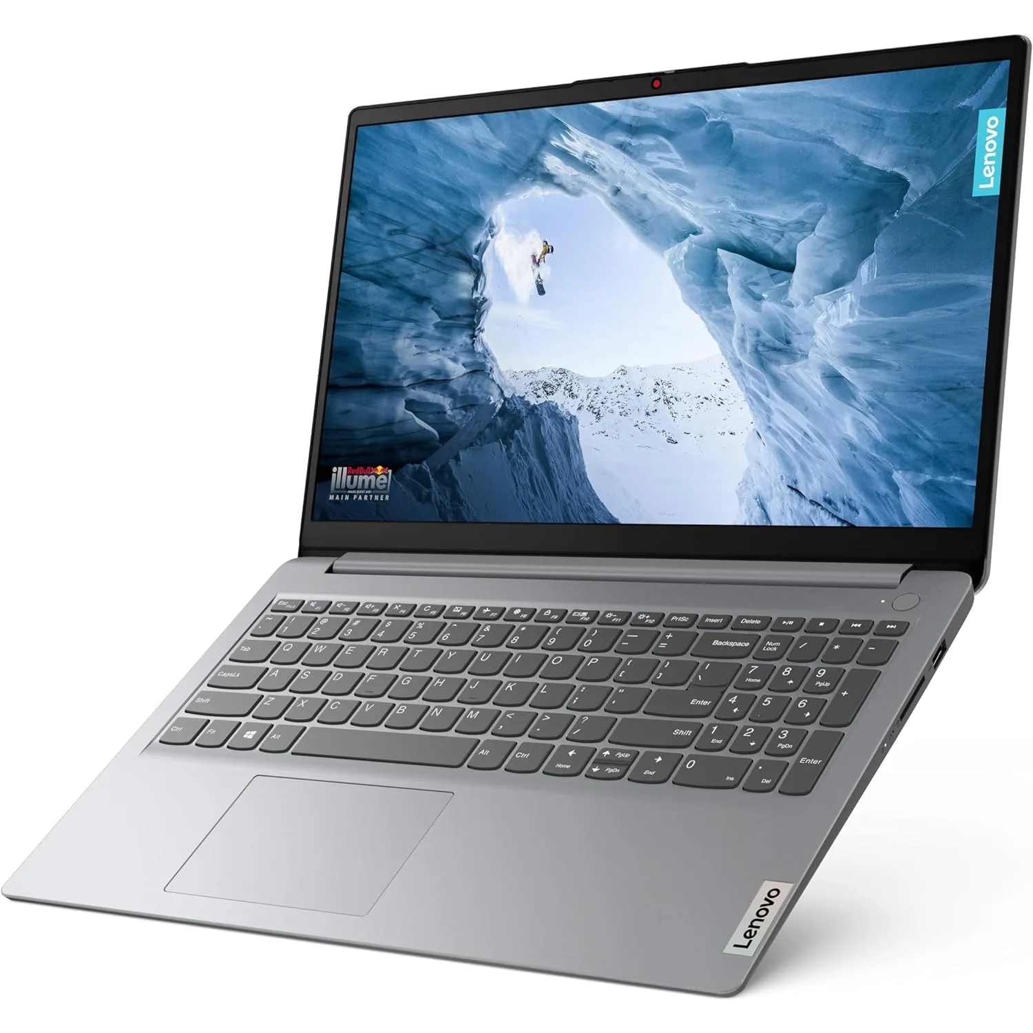 Ноутбук Lenovo IdeaPad 1, 15,6 дюйма, AMD Ryzen 5 5500U, ОЗУ 40 ГБ, SSD-накопитель, Windows 11 Home, облачный серый, с игровой мышью