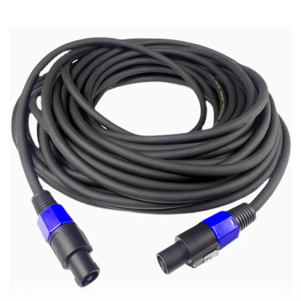 Speakon SOUND męski kabel żeński na żeński Speakon wtyczka Jack prosty łącznik profesjonalny miedziany przedłużacz audio 0.2m-20M — zdjęcie produktu 3