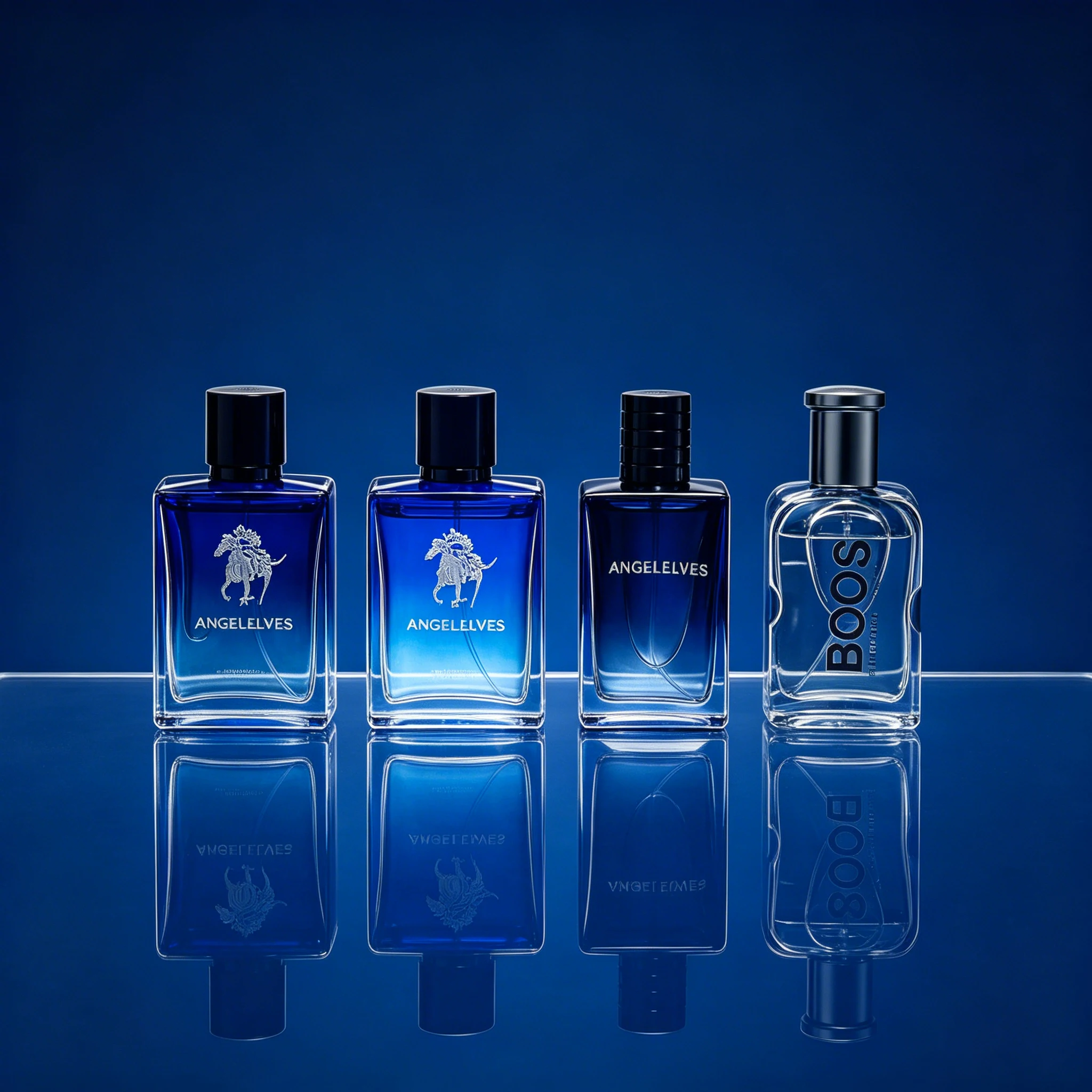 

ANGEL ELVES Men Perfume Gift Set 4PCS 30ml Fresh Marine Woody Scent Eau De Toilette Long Lasting Fragrance Spray Luxury Crystal Bottle Parfum For Men Birthday Gift