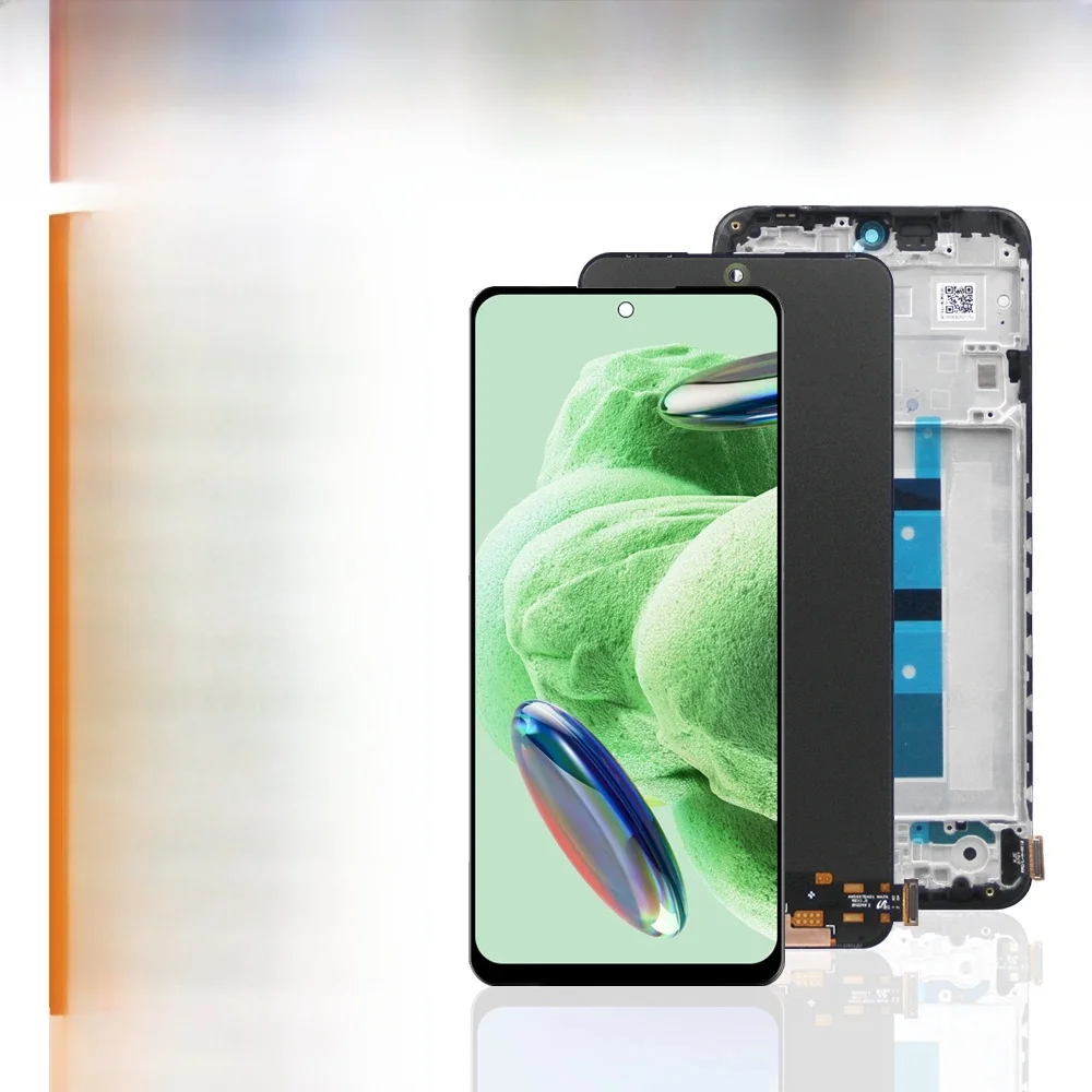 Ekran OLED do Xiaomi Redmi Note 12 4G 23021RAAEG 23021RAA2Y Wyświetlacz LCD Ekran dotykowy z ramką do Redmi Note 12 4G LCD — 2