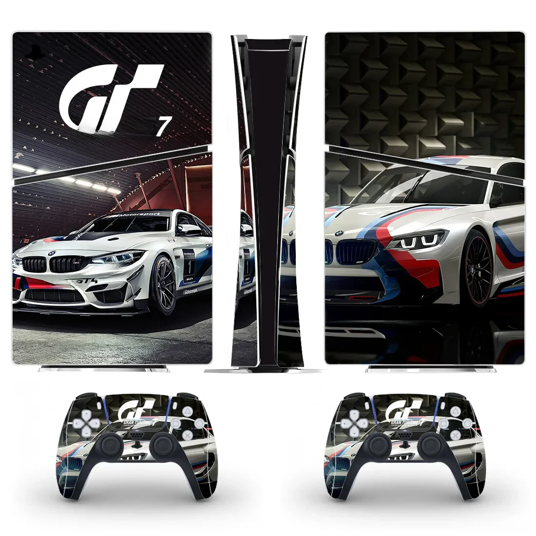 Gran Turismo GT Sport PS5 mince autocollant de peau numérique couverture pour Console et 2 contrôleurs nouveau PS5 peau mince vinyle