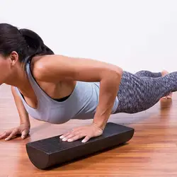 Half Foam Roller for Yoga & Balance Training,Back Leg Foot Massage Roller,Pliability Stretching Tool, Home Gym Workout Equipment