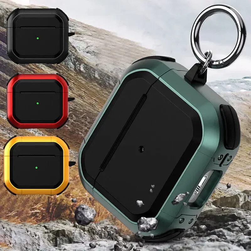Étui de protection blindé pour AirPods Pro 3 2e génération AirPods 4 3e 3 2 1ère génération, accessoires de couverture antichoc Coque Capa Funda