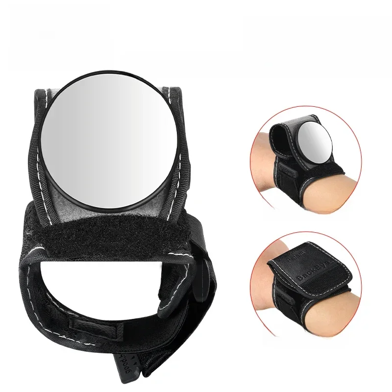 AliExpress West Biking WEST BIKING HD Bicycle Rearview Convex Mirror Arm Wrist Safety Rear View Cycling Accessories MTB