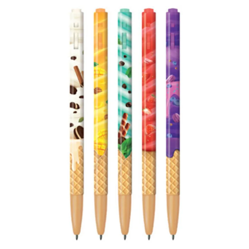 Monami 153 ice cream ballpoint pen 5 set 0.5mm