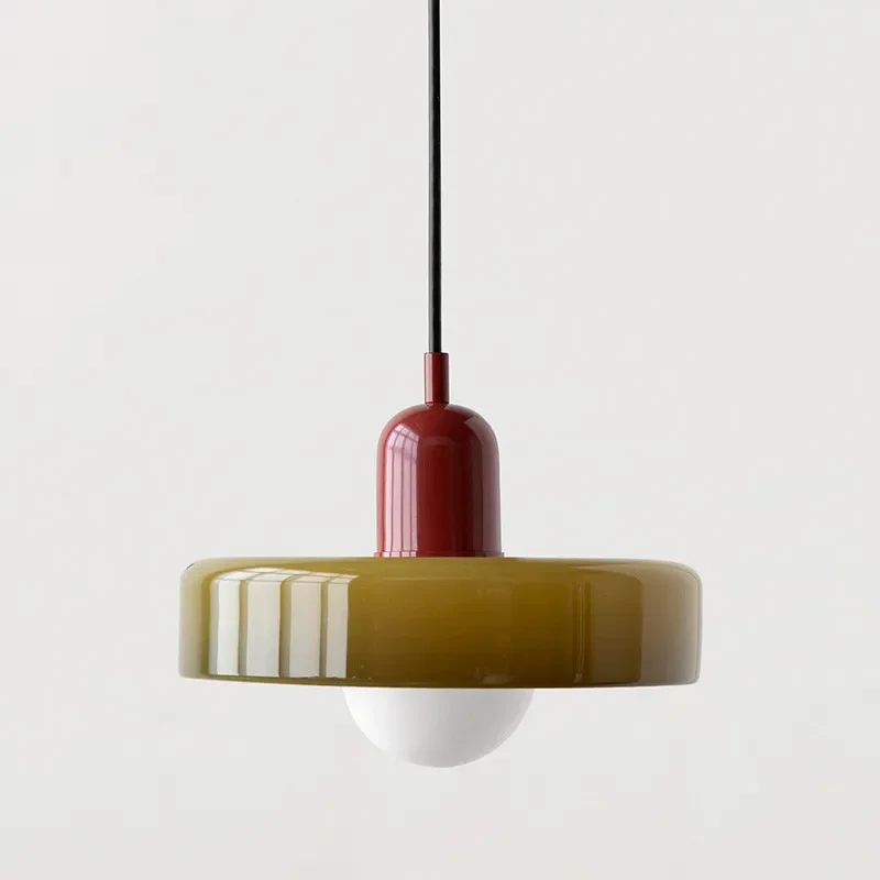 Second-Hand Small Pendant Light Nordic Modern Minimalist Colorful Macaron Bedroom Bedside Lamp Bar Table Dining Room Pendant Light