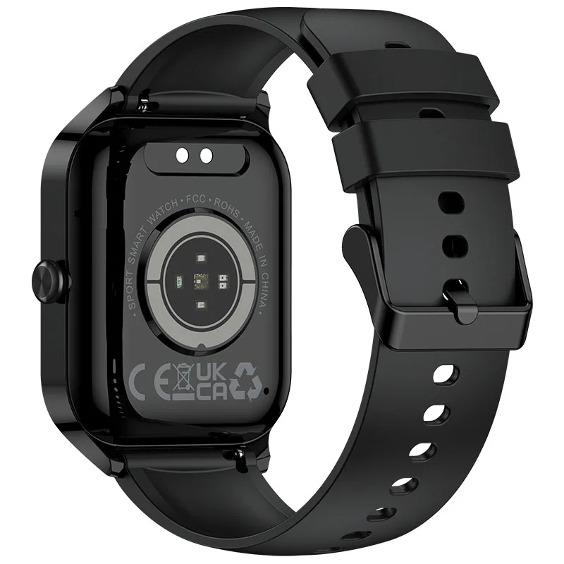 P125 1,85" ultradünne Smartwatch (Antwort/Anruf tätigen), wasserdichter IP68-Fitness-Tracker, 100+ Sportmodi, Herzfrequenz-/Schlafmonitor.