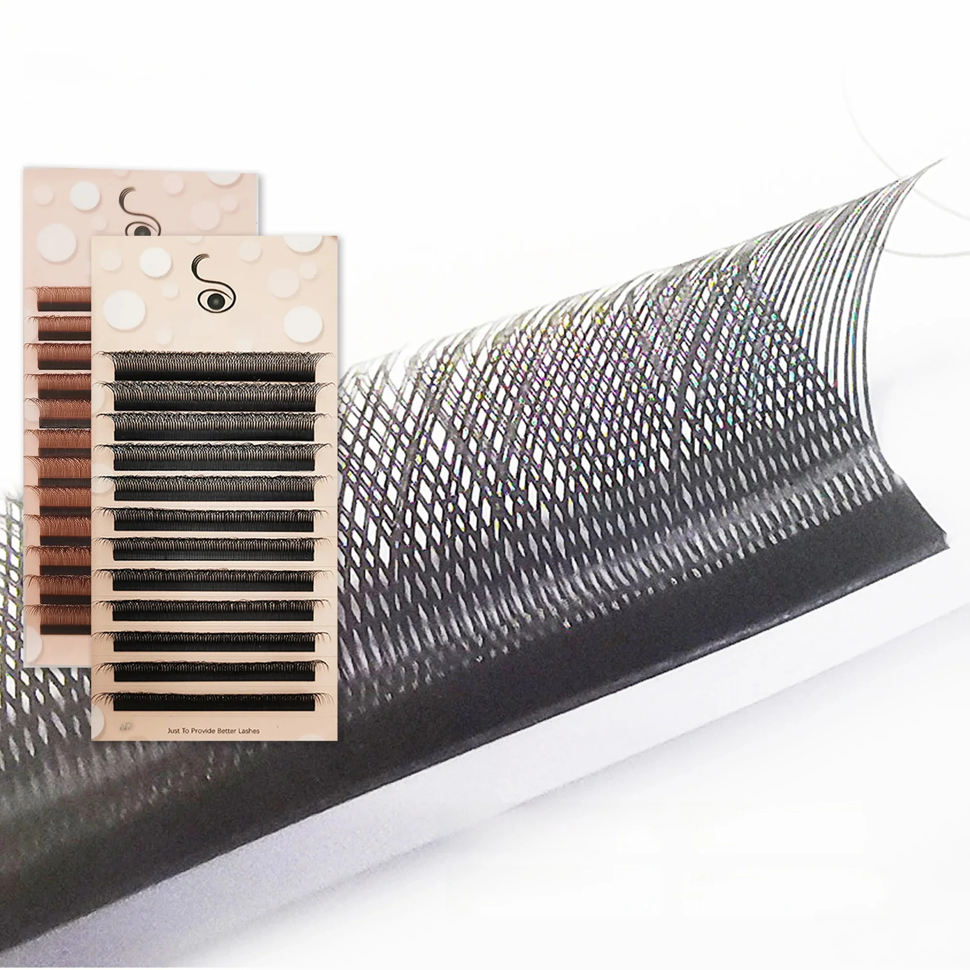 Supmacio YY Extension de cils 6mm 7mm cils en forme de Y 2D 0.07 Faux vison C/D cils brésiliens doux naturels ventilateurs de Volume préfabriqués