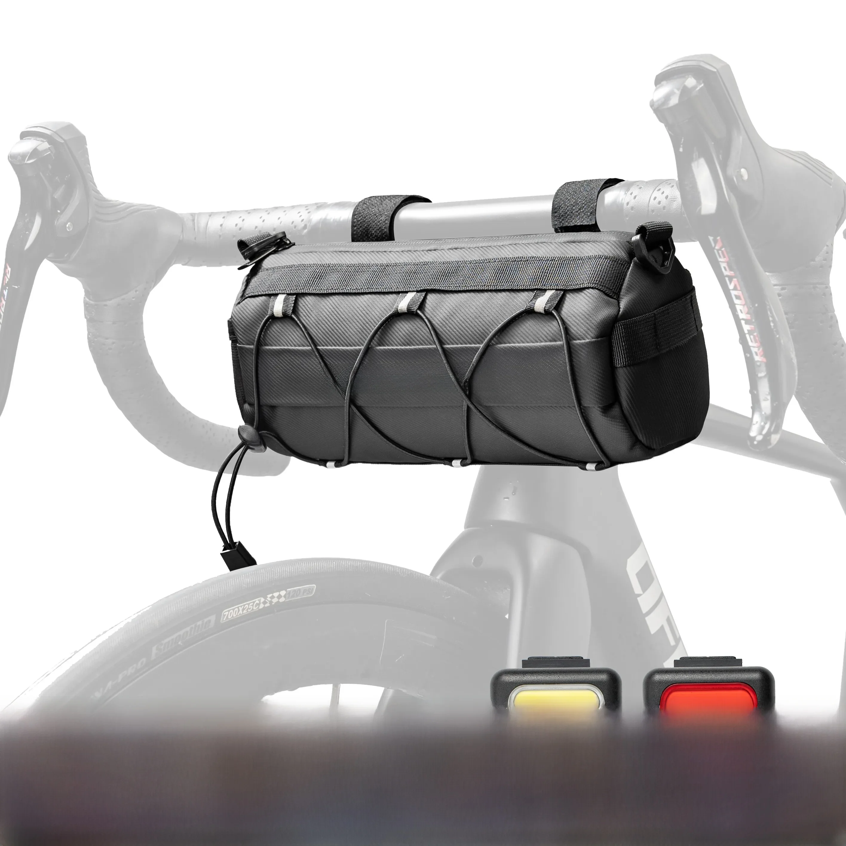 AliExpress NONE OFFBONDAGE Bike Bag Portable Handlebar Multi-purpose Large Capacity Backpack MTB Road Cycling Frame Tube Bag Elastic Band