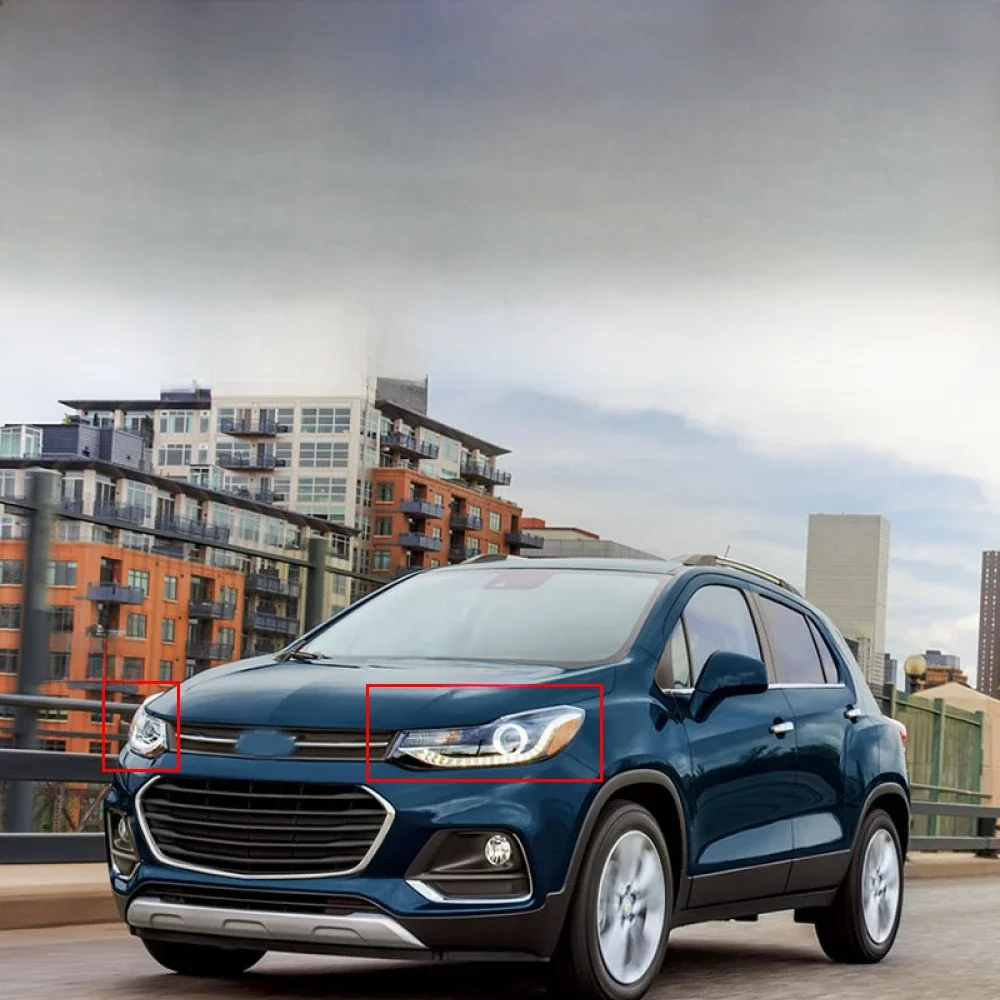 For Chevrolet TRAX 2017 2018 Car Front Headlight Cover Transparent Glass Masks Headlamps Shade Lens Lampshade Lamp Shell