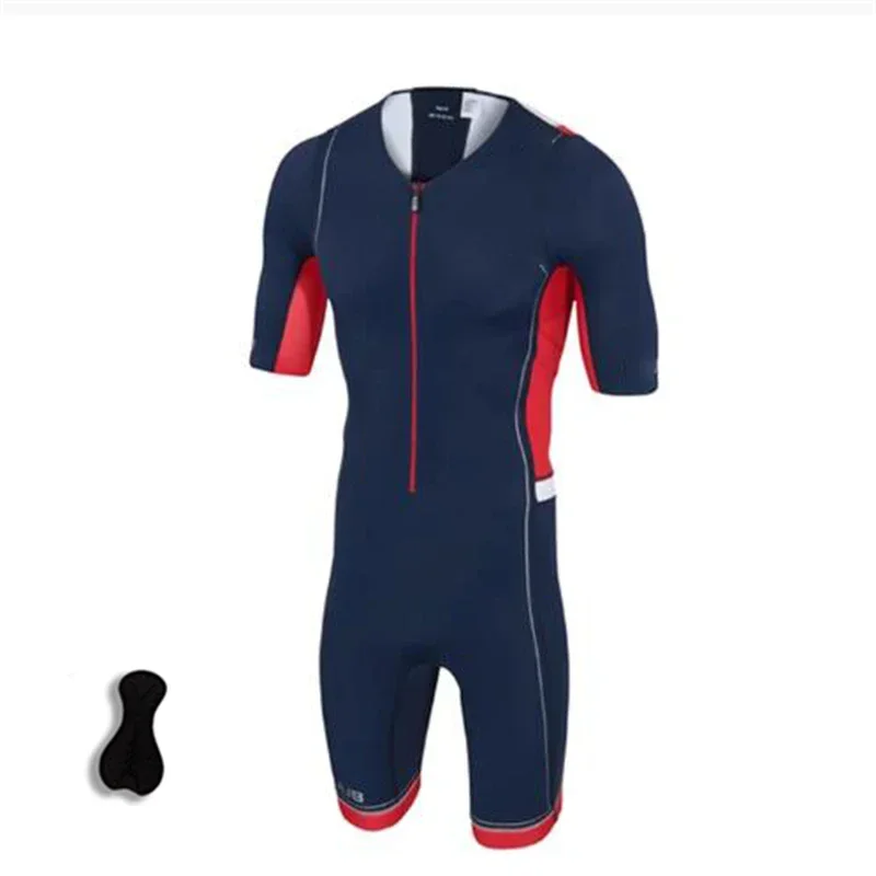AliExpress New Professional Wholesale Men's Tri Clothing Custom Triathlon Suits Short Sleeve Shorts Made in China Triathlon Jumpsuits