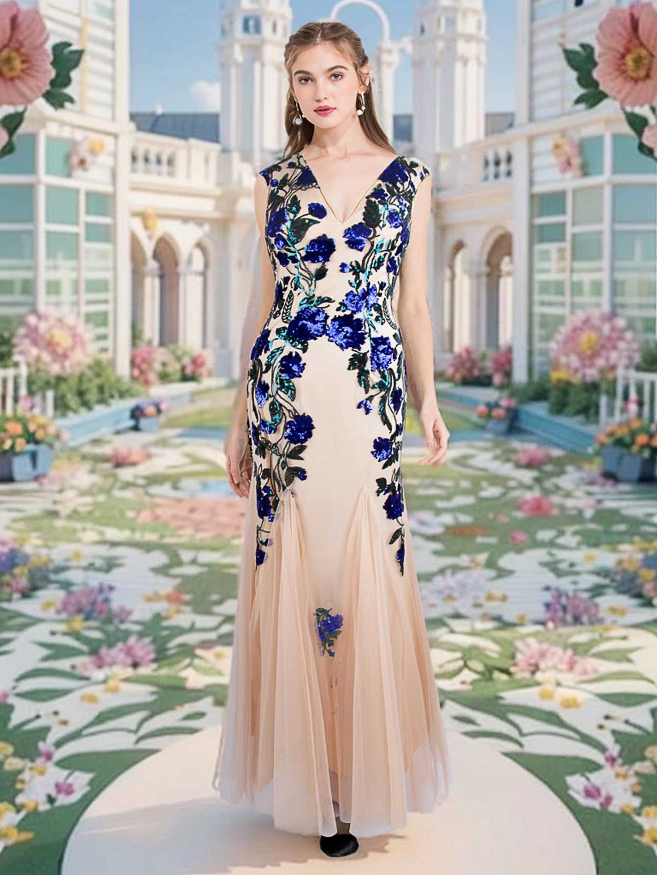 angel-fashion-abito-da-donna-a-sirena-in-rete-ricamata-floreale-con-paillettes-scollo-a-v-profondo-senza-maniche-nudo-e-blu-abito-da-sera-per-la-festa