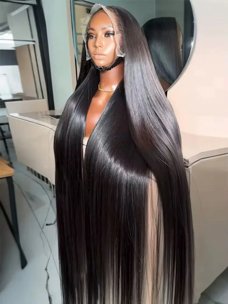 

Mossily Bone Straight 40 Inch HD 13x6 Lace Front Wigs Human Hair Preplucked 5x5 Glueless Human Hair Natural 13x4 Lace Front Wig