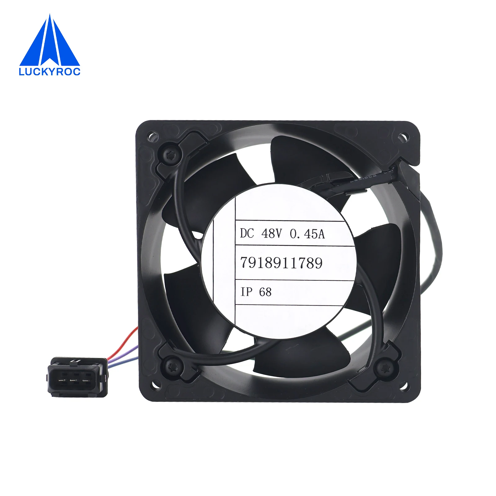 LUCKYROC Forklift Parts Fan 7918911789 7918911774 7918911724 7918911719 48V Compatible with Linde 386-02 115-03 116-03 1120-01