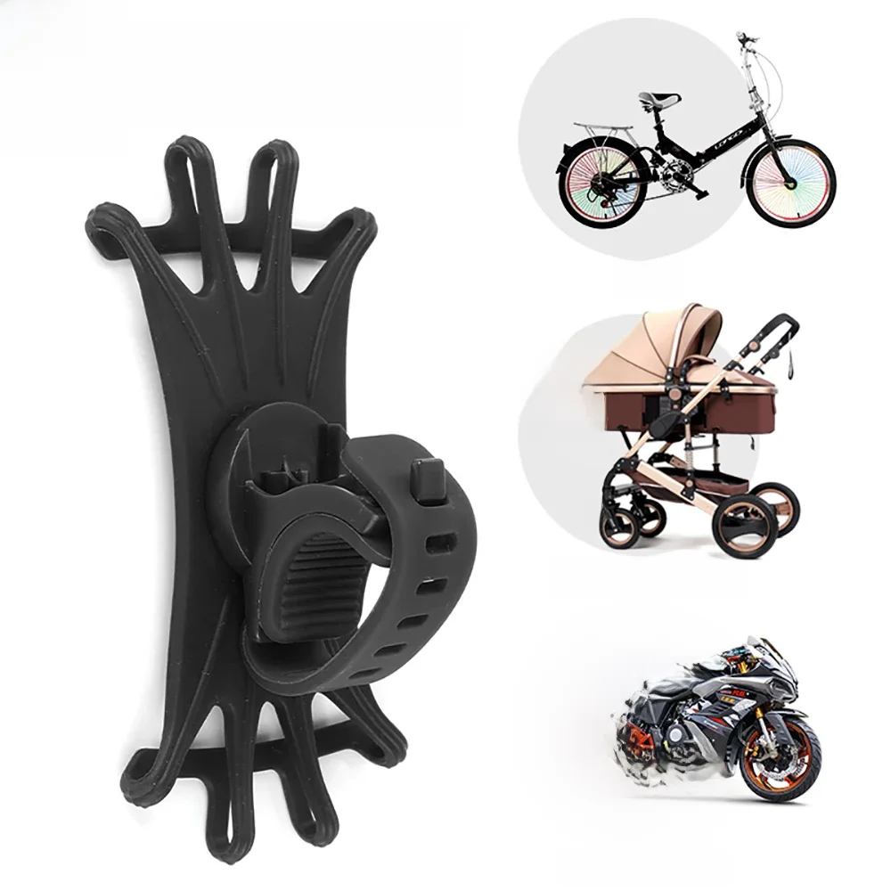 AliExpress WYMECT Bicycle Scooter Mobile Phone holder 360° Rotation Handle Mobile Phone GPS Silicone Bracket Bicycle