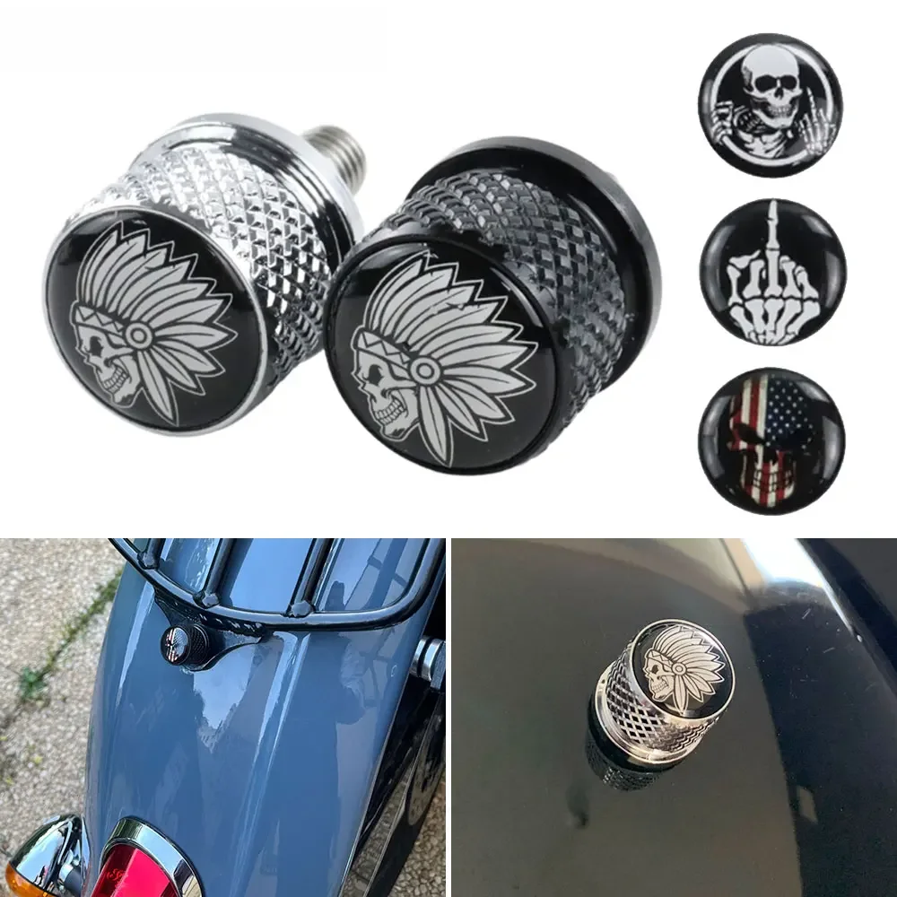 Błotnik motocykla śruba tylnego siedzenia szybka śruba 8mm dla Indian Scout Bobber sześćdziesiąt dwadzieścia Chief Roadmaster Chieftain Dark Horse — zdjęcie 2