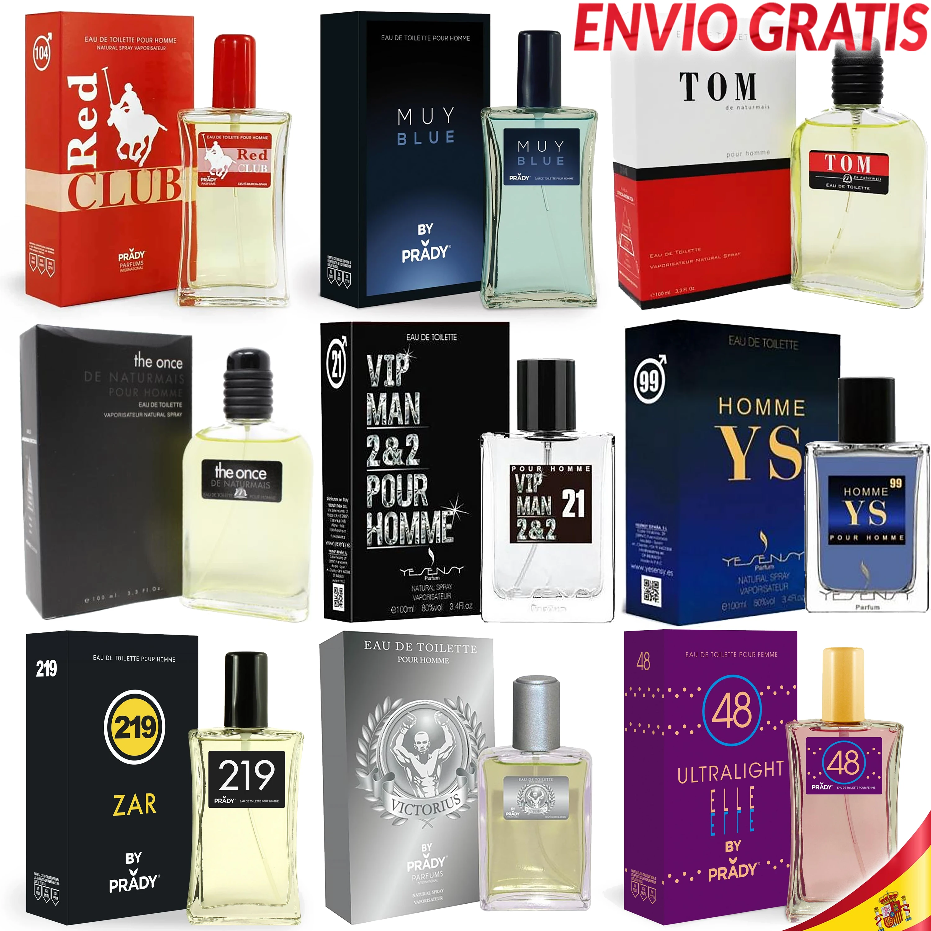 Colonia para Hombre 100ml Agua Eau de Toilette Fragancias Masculinas con Materias Primas de Muy Alta Calidad y DERMATOLÓGICAMENTE Testadas Recuerdan a Perfumes de Mayor Prestigio Equivalentes de la R la Z