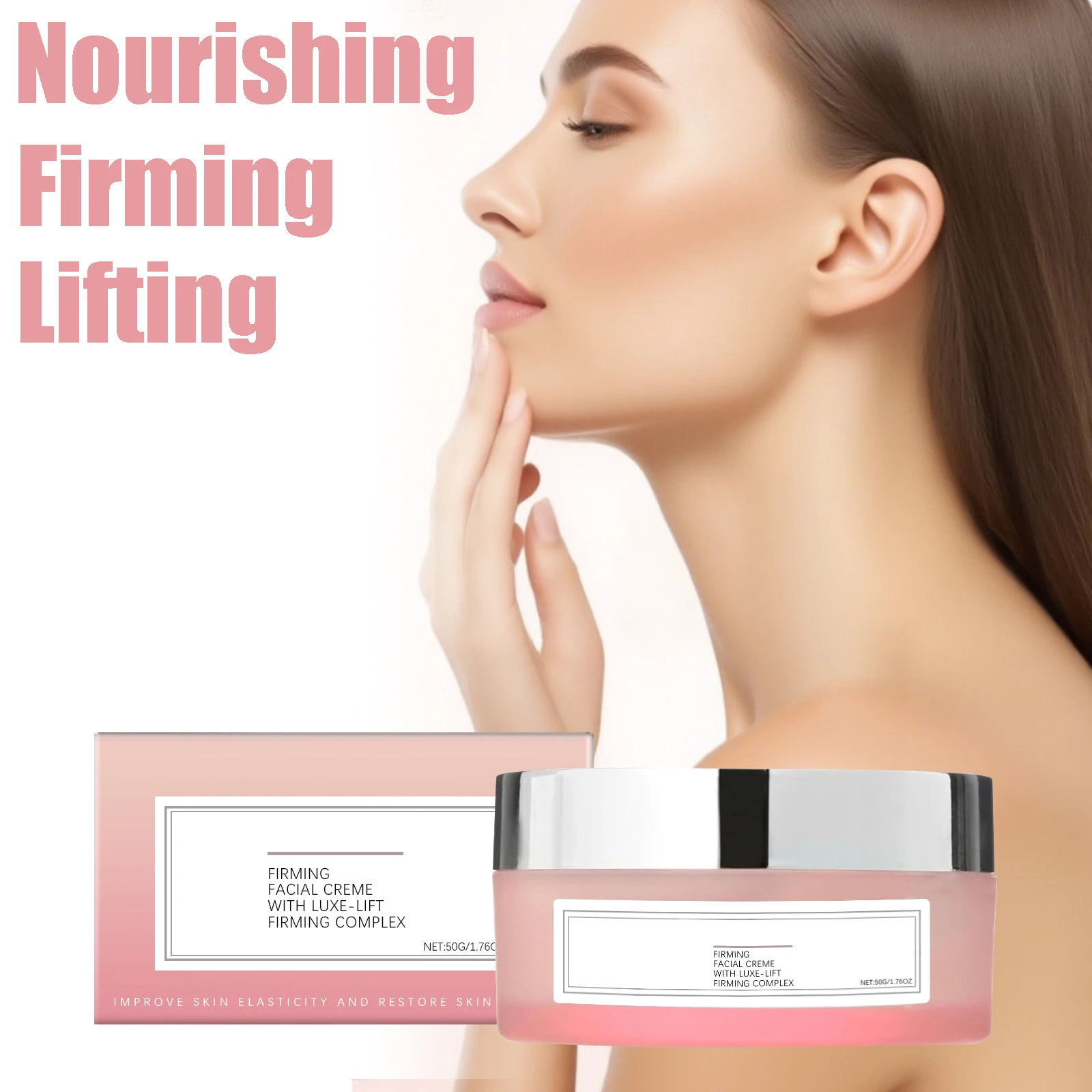 

Крем для лица и шеи 50 г: Нежное увлажнение, улучшение эластичности кожи, разглаживание, уменьшение шероховатости, питательный лосьон для кожи