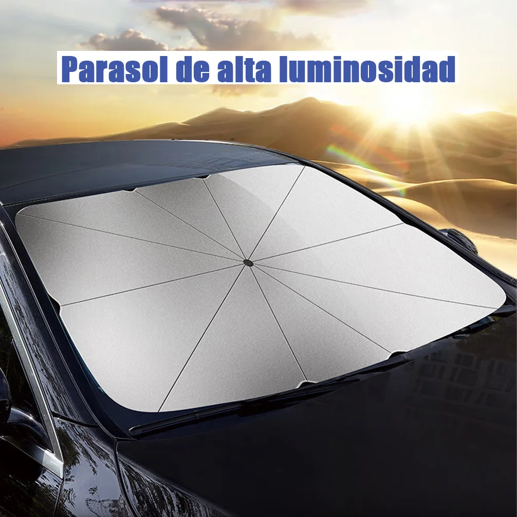Protección uv paraguas de coche ventana frontal parabrisas sombrilla paraguas de coche