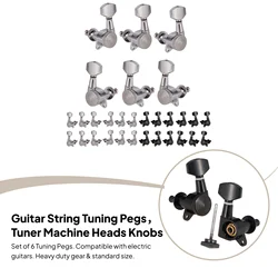 6Pack of Guitar String Peg Locking Tuners Tuning Pegs Guitar for Machine Head Guitar Parts & Accessories