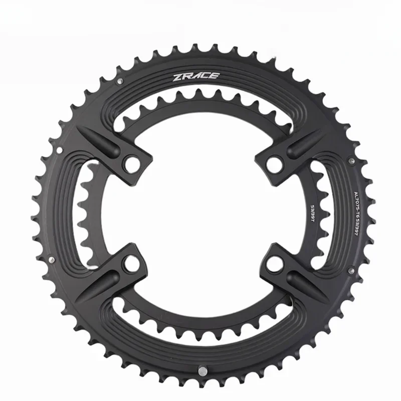 ZRACE 105 FC-R7000 / ULTEGRA FC-R8000 / DURA-ACE FC-R9100 Asymmetrisches Straßenkettenblatt, 50-34T 52-36T 53-39T, 110BCD BCD110 4 Schrauben