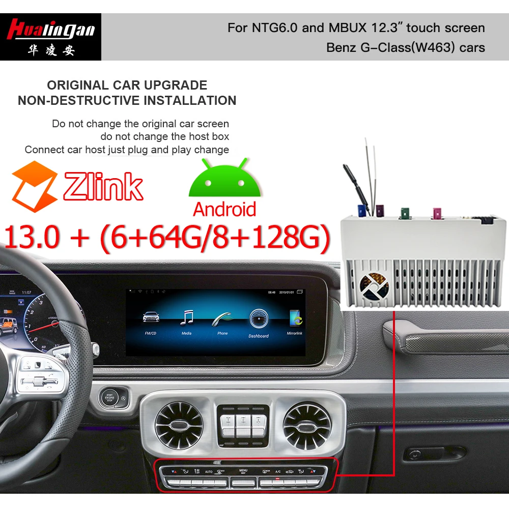 Hualingan Wireless CarPlay adapter for Mercedes 10.25 