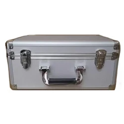 Portable Aluminum Alloy Tool Box Storage Box Multi-functional Thickened Aluminum Tool Instrument Case Sponge 385x245x180mm