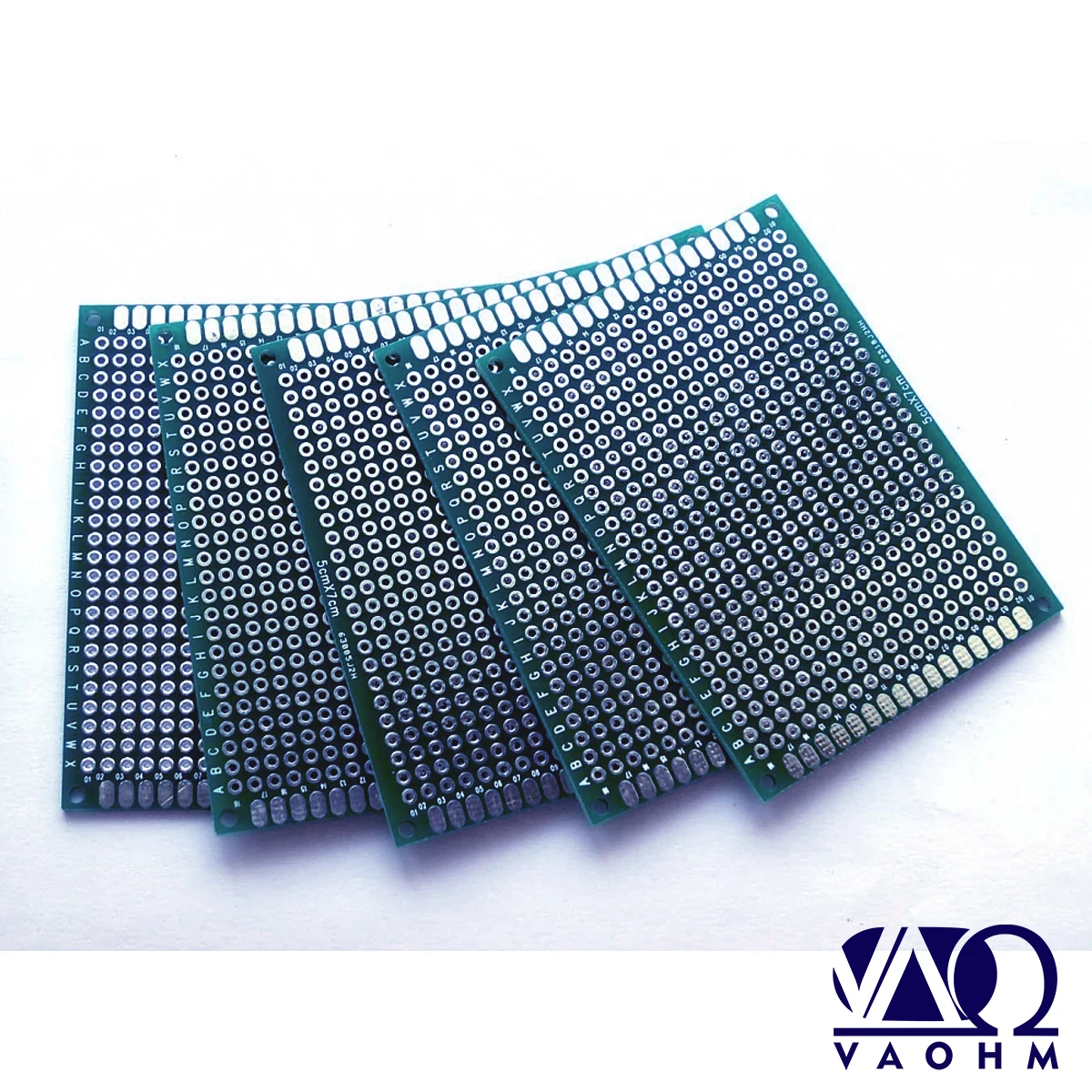 5PCS 5*7cm Prototype PCB Double Sided FR4