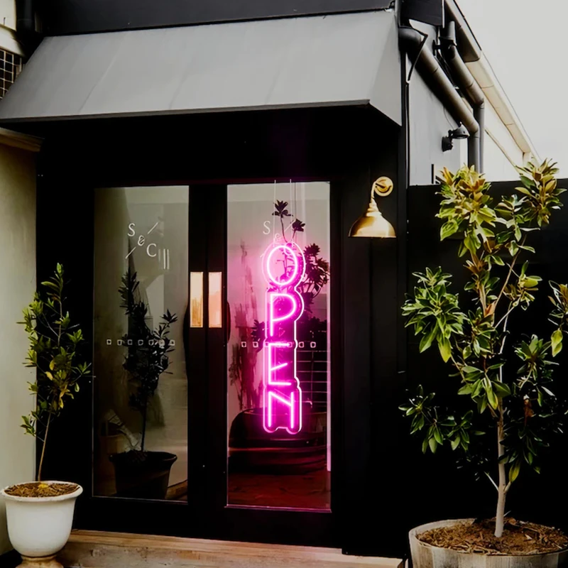 Open Neon Sign, Custom Led Sign Wall Decor, Welcome Sign for Shop Decor, Modern Open Bar Neon Light,Open Sign For Business Sign