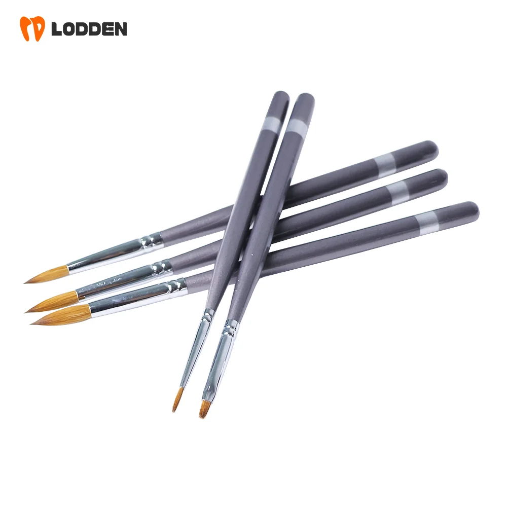 LODDEN 1PCS Inter-dental Porcelain Pens 100% Mink Hair Teeth whitening Tools Dental Shaping Plastic Glaze Ceramic Brush Pens