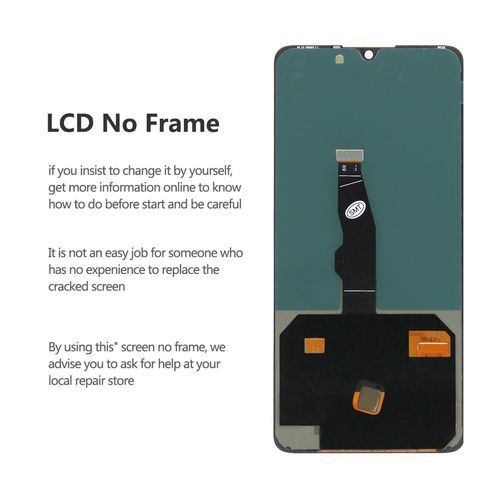 OLED P30 Screen Panel With Fingerprint For Huawei P30 LCD ELE-L29 ELE-L09 ELE-L04 Display + Touch Screen Digitizer Assembly