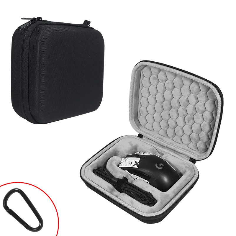 Zipper OligHard-Poudres pour écouteurs Logitech, étui de transport, sac de rangement pour souris G403, sac de protection